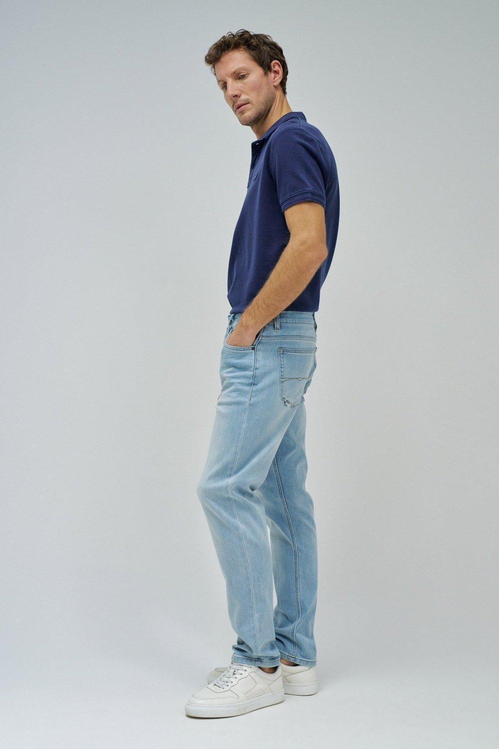 Blue Slim Coolmax Jeans, , large image number 2