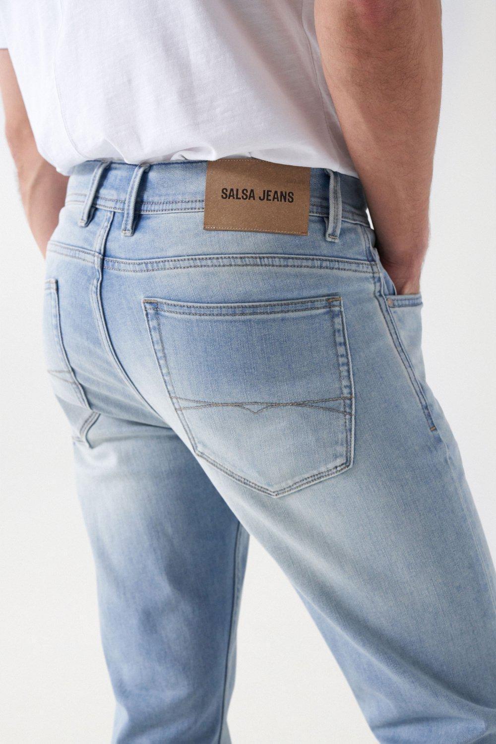Blue Slim Coolmax Jeans, , large image number 3