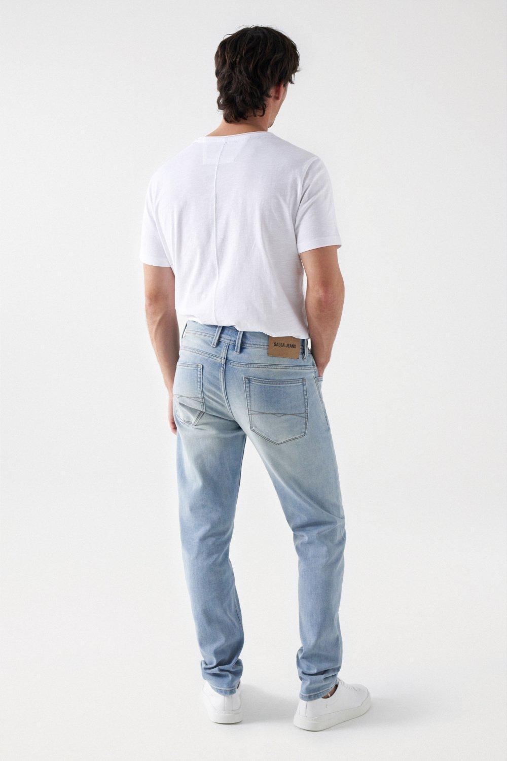 Blue Slim Coolmax Jeans, , large image number 5