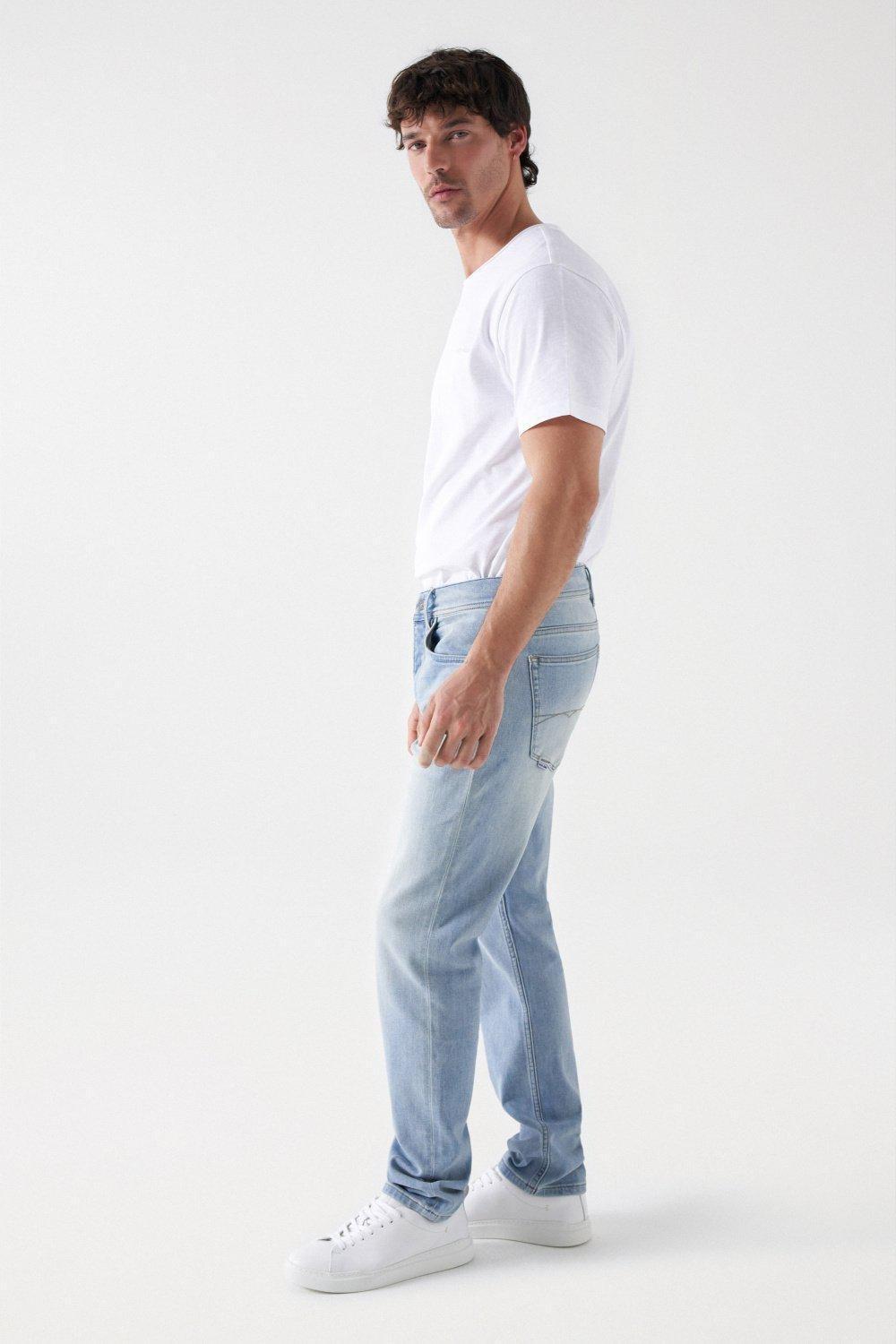 Blue Slim Coolmax Jeans, , large image number 9