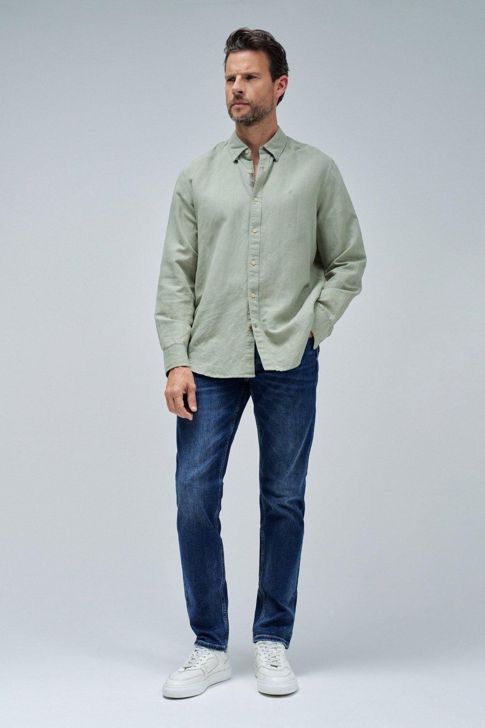 Blue Slim Coolmax Jeans, , large image number 1