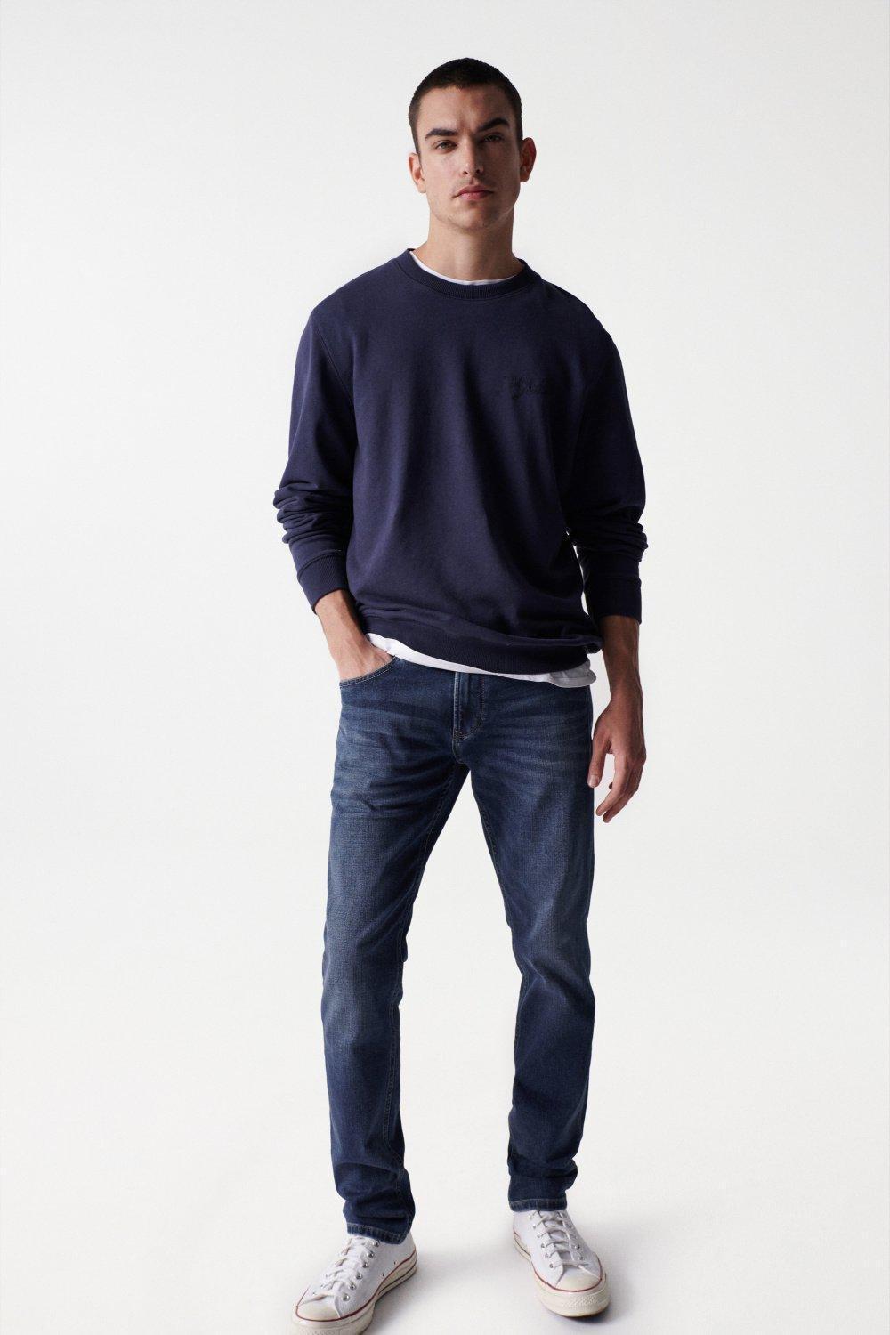 Blue Slim Coolmax Jeans, , large image number 9