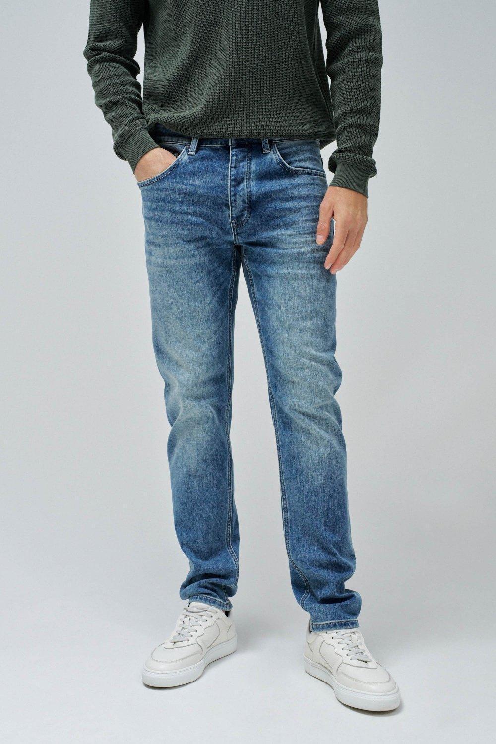 Blue Slim Coolmax Jeans, , large image number 3