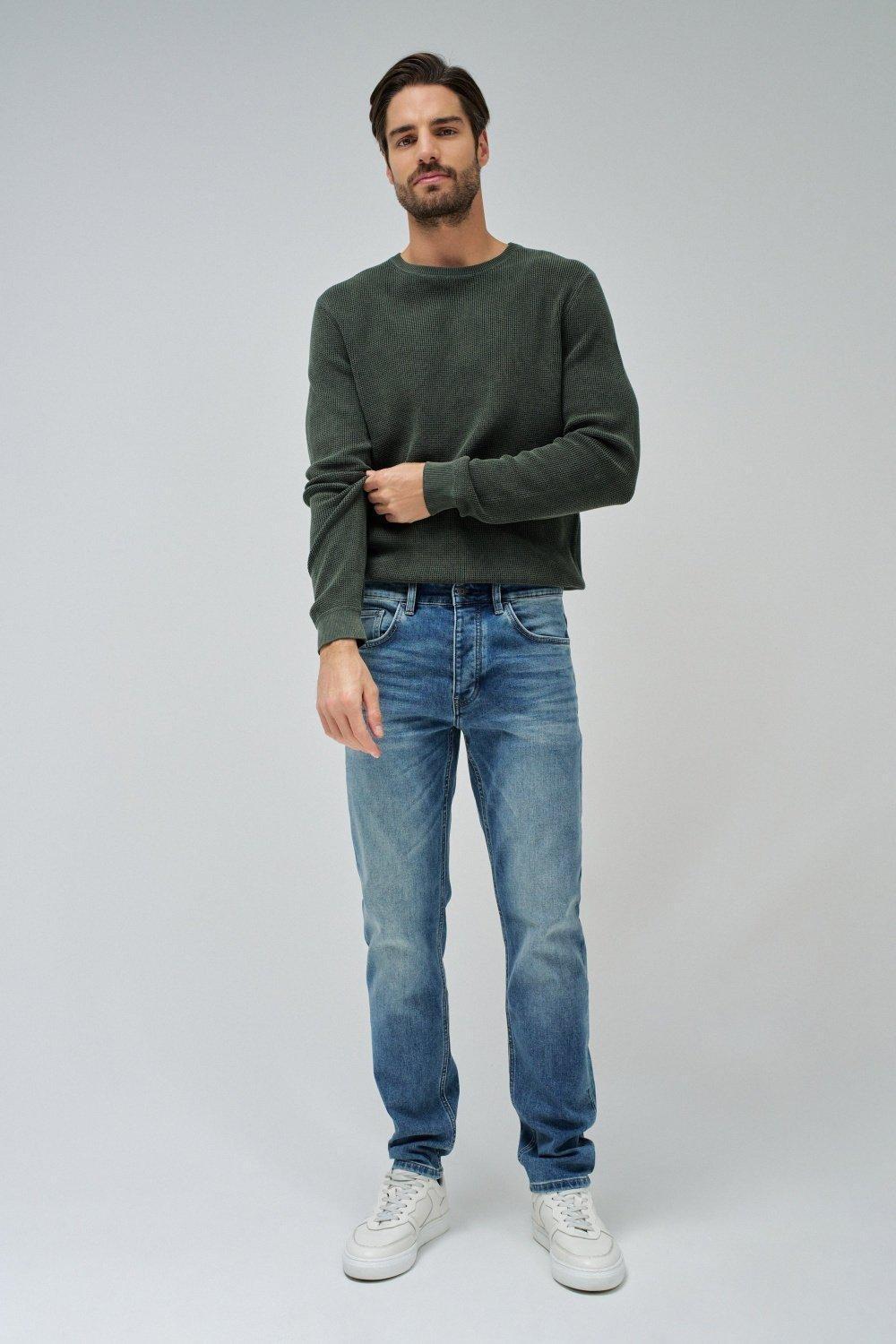 Blue Slim Coolmax Jeans, , large image number 5