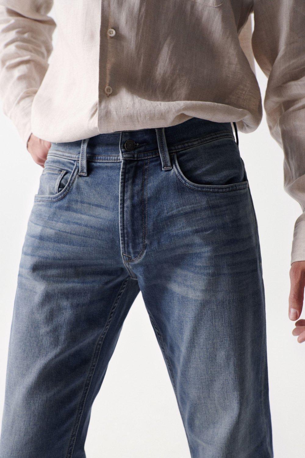 Blue Slim Coolmax Jeans, , large image number 10