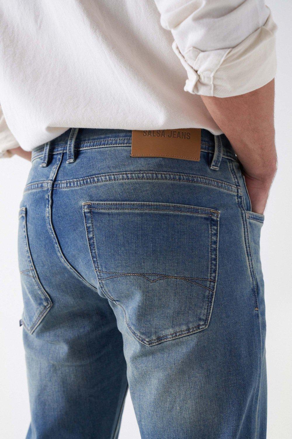 Blue Slim Coolmax Jeans, , large image number 13