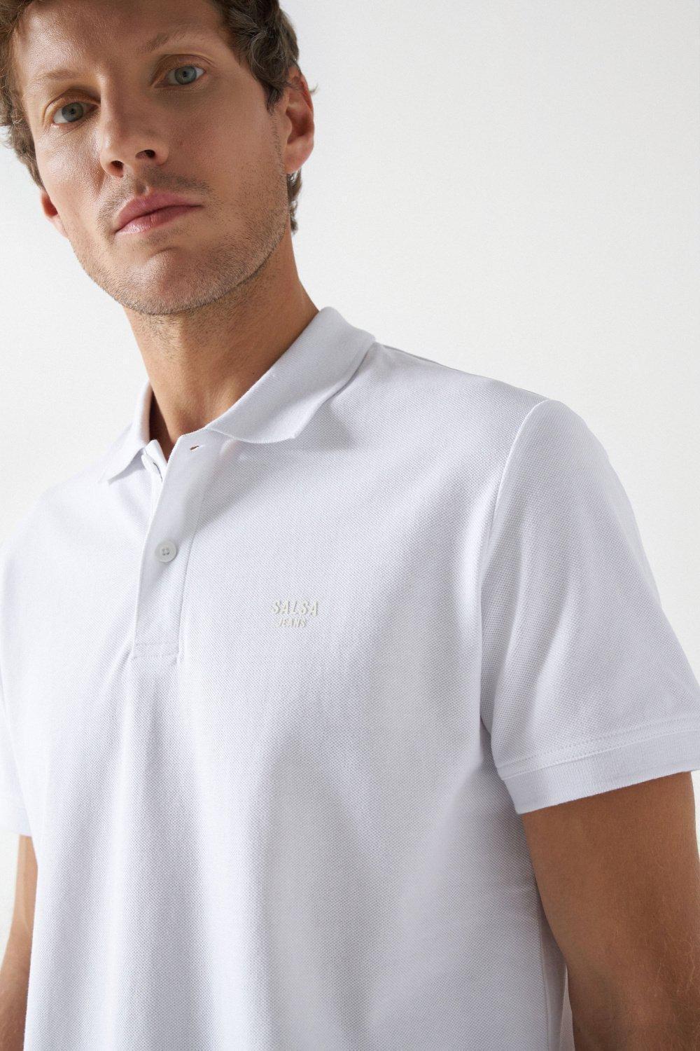 White Salsa Logo Polo Shirt, , large image number 4