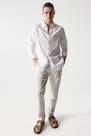 Salsa Jeans - White Long Sleeve Cotton Shirt