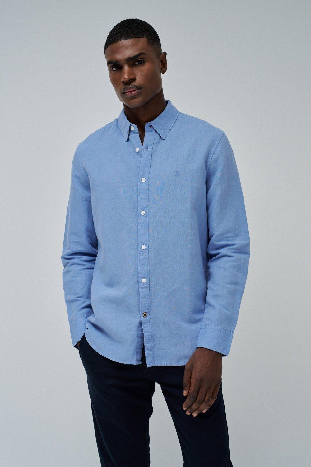 Salsa Jeans - Blue Long Sleeve Cotton Shirt