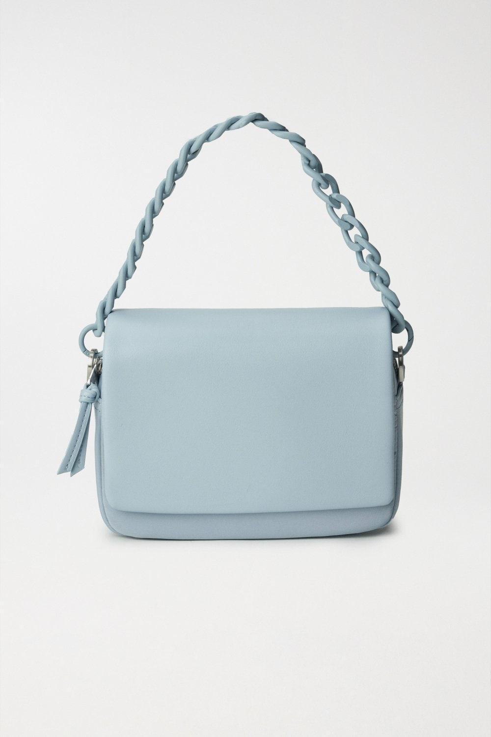 Blue Crossbody Nylon Handbag, , large image number 0