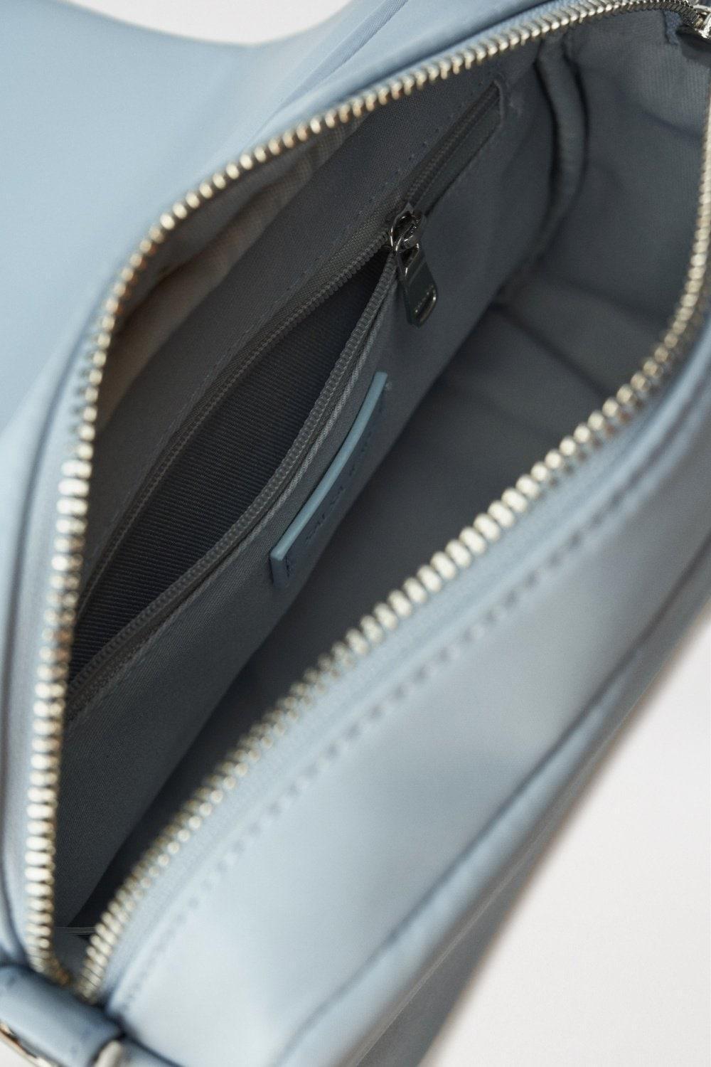 Blue Crossbody Nylon Handbag, , large image number 1