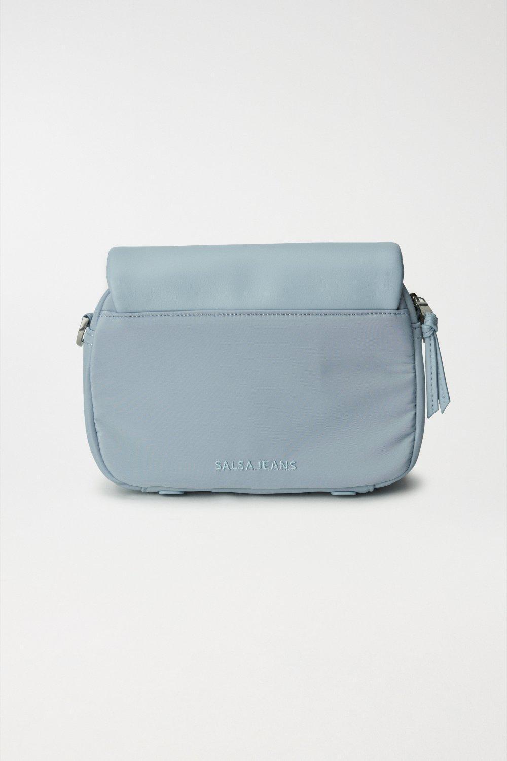 Blue Crossbody Nylon Handbag, , large image number 2