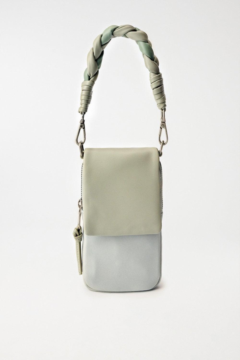 Green Mobile Phone Pouch With Shoulder Strap, , large image number 0