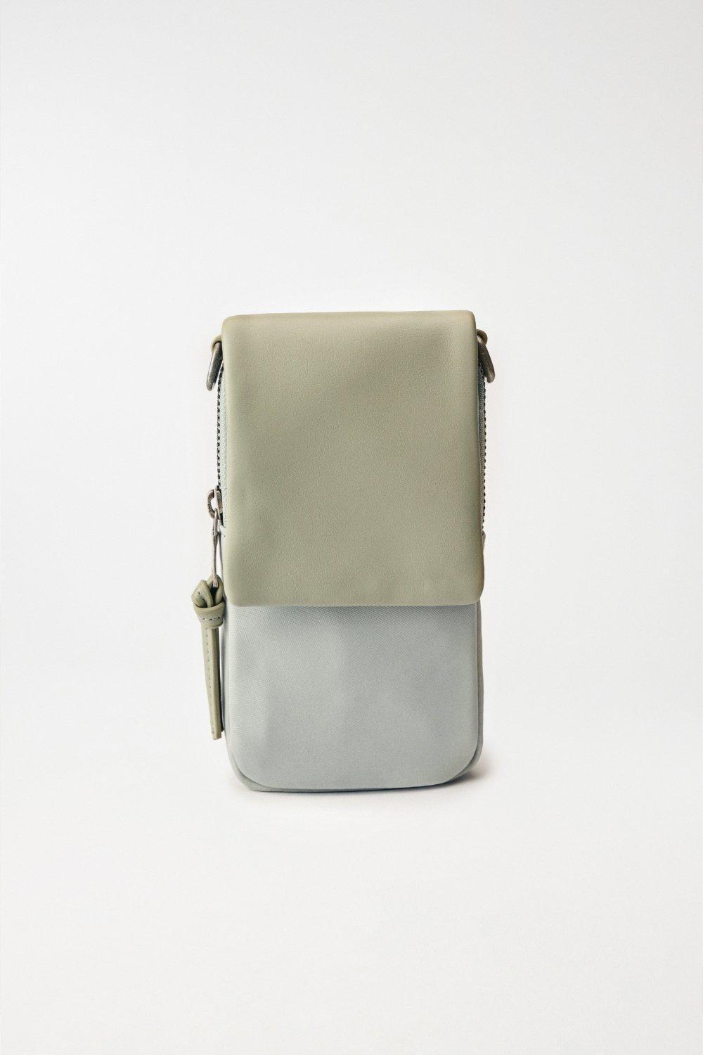Green Mobile Phone Pouch With Shoulder Strap, , large image number 2