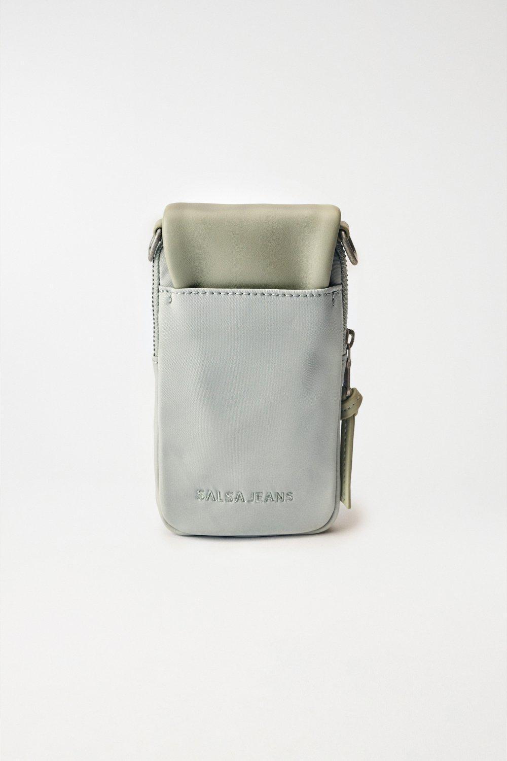 Green Mobile Phone Pouch With Shoulder Strap, , large image number 3