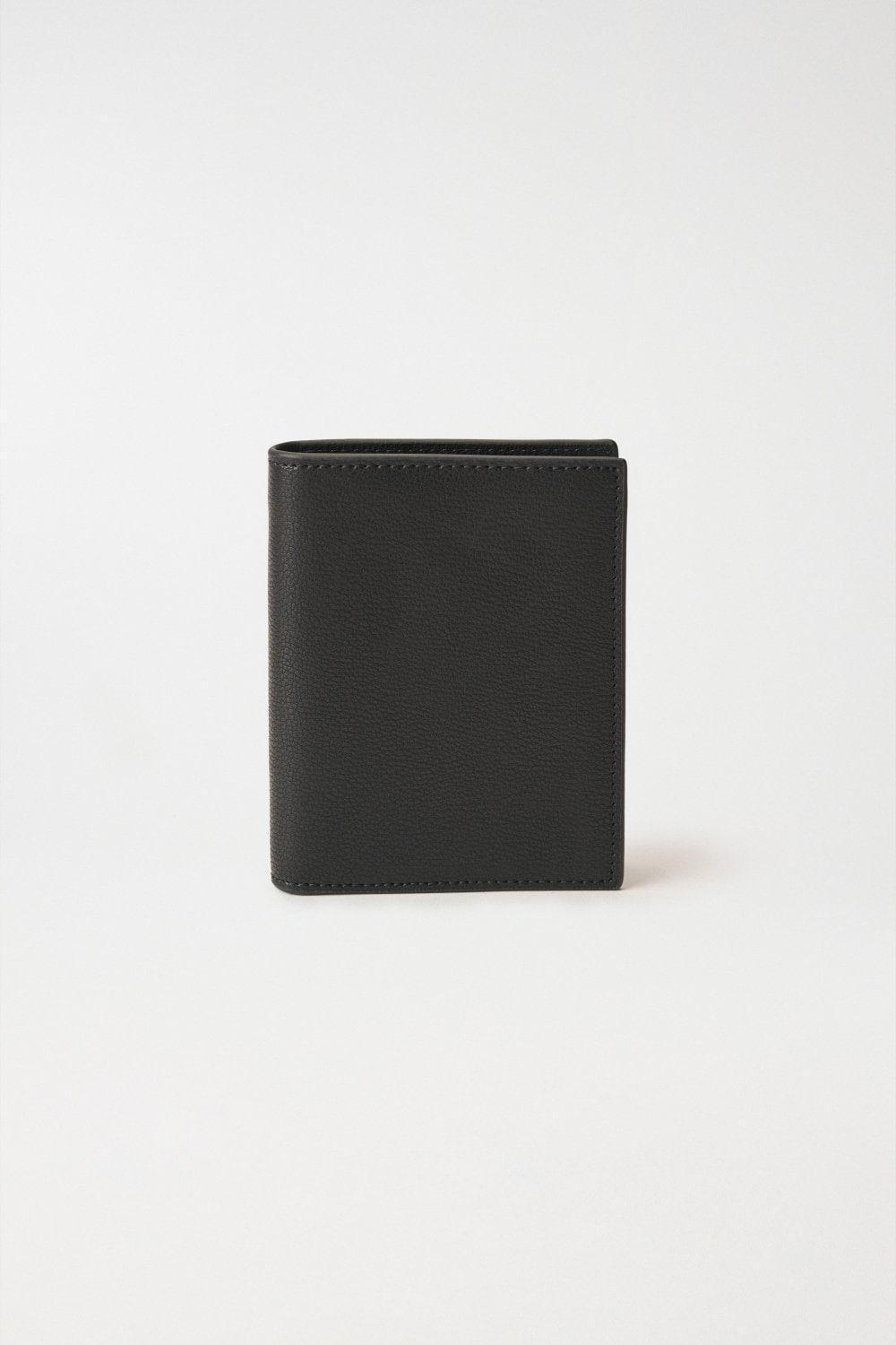 Black Leather Wallet, , large image number 0