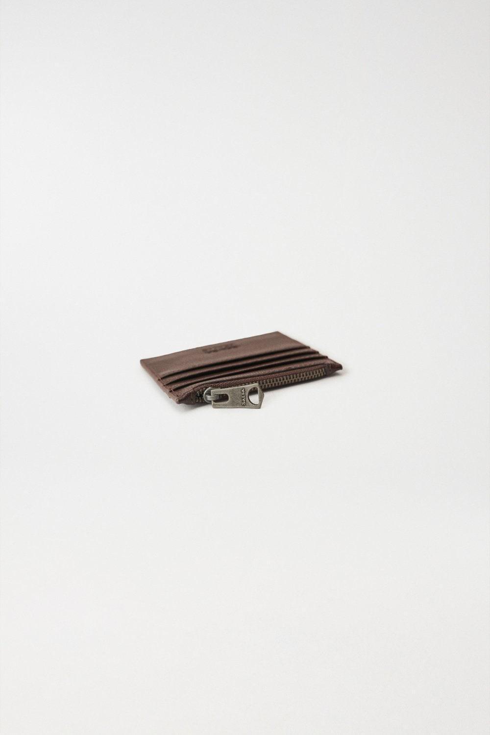 Beige Leather Card Holder, , large image number 3