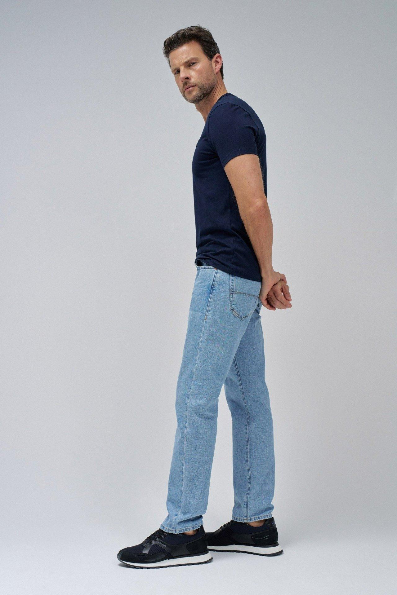 Cotton Solid Casual T-Shirt, Navy, medium