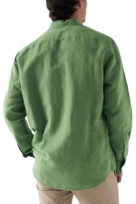 Shirt With A Mix Of Linen, 2101_521, medium