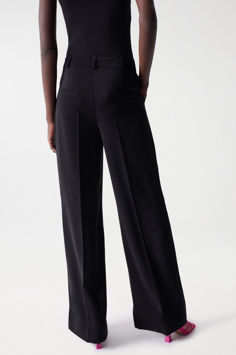 High Rise Trousers, Black, large image number 1