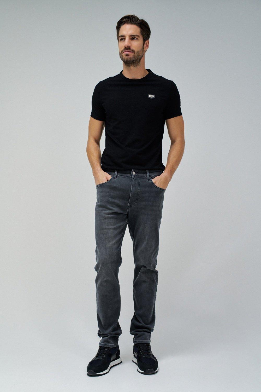 Grey Slim S-Activ Jeans, , large image number 1