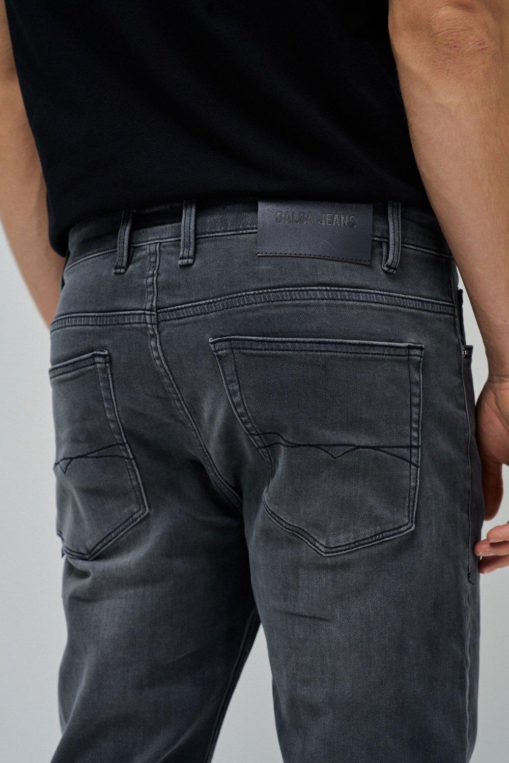 Grey Slim S-Activ Jeans, , large image number 4
