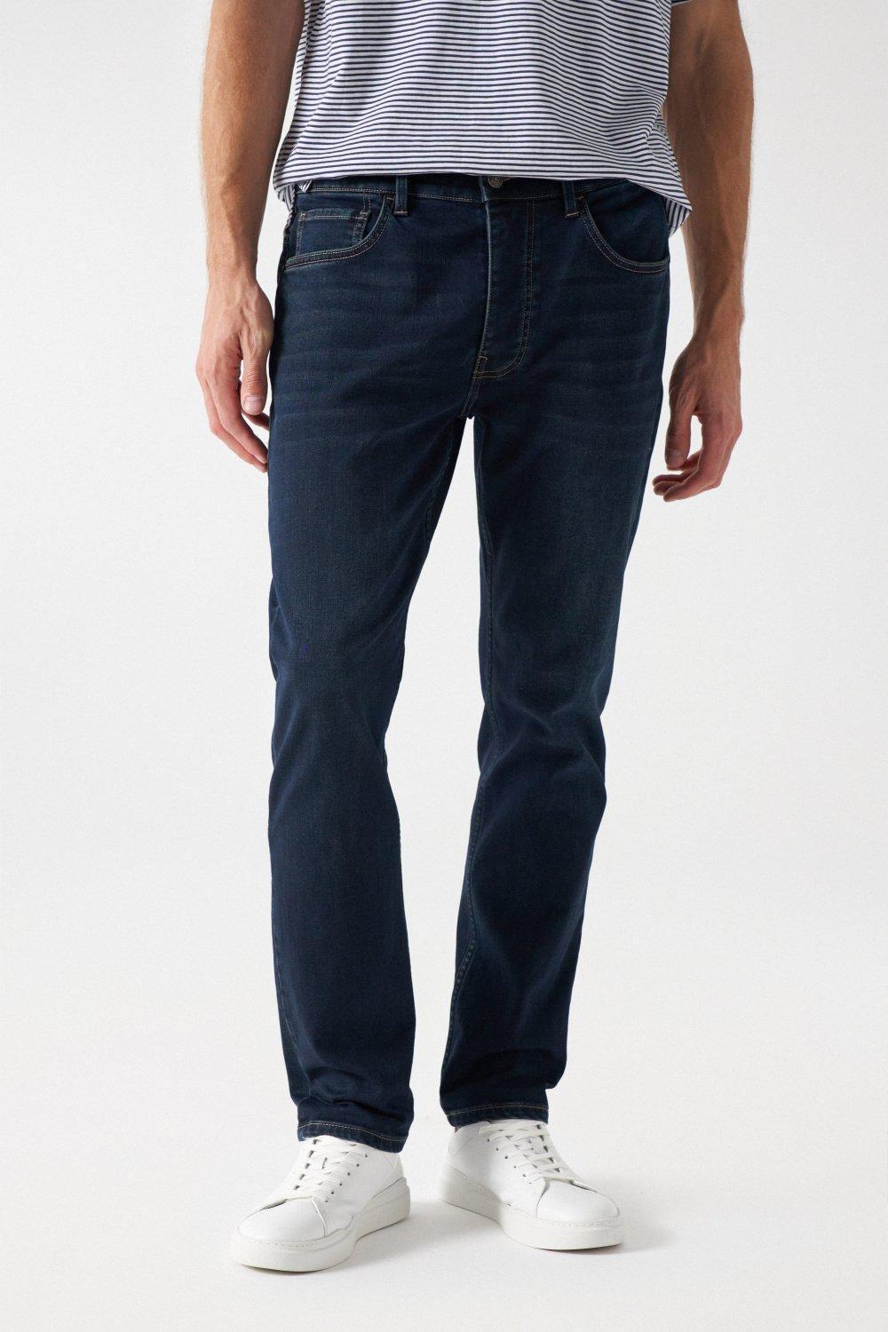 Navy Slim Fit Jeans, , medium