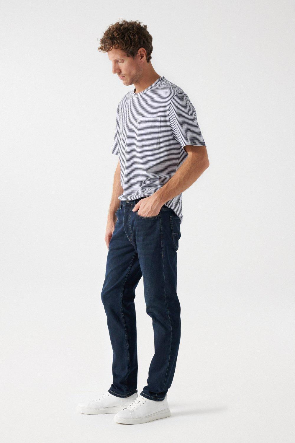 Navy Slim Fit Jeans, , large image number 2