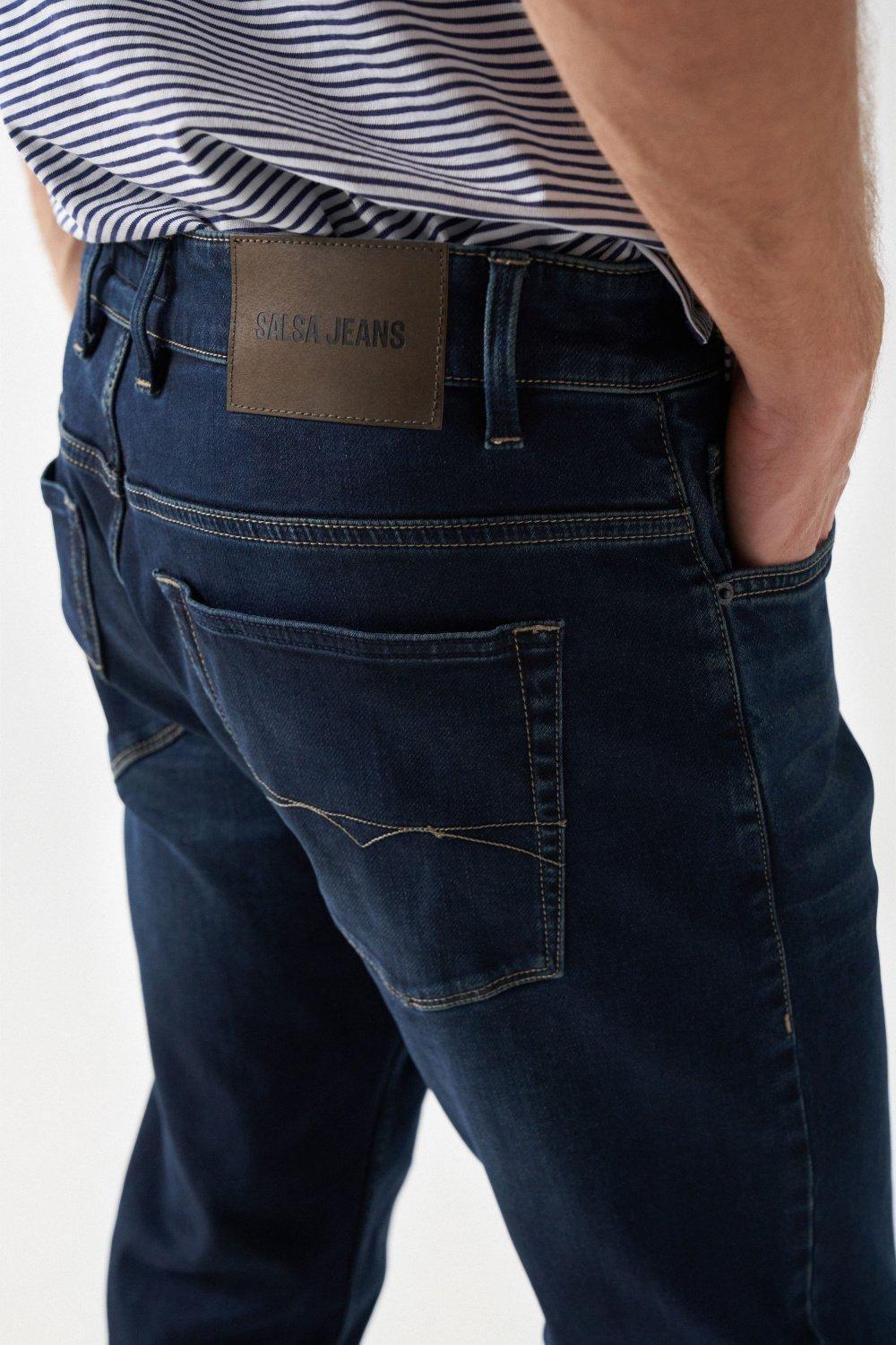 Navy Slim Fit Jeans, , large image number 4