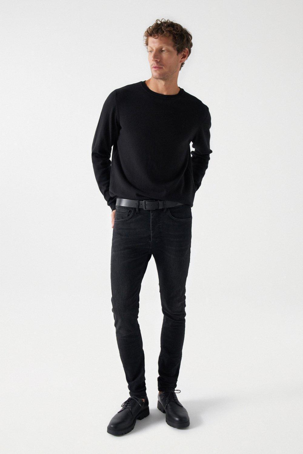 Black SKINNY S-REPEL JEANS, , medium