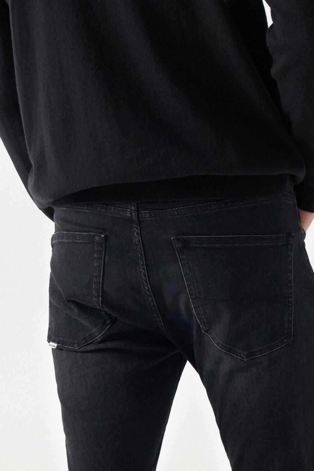 Black SKINNY S-REPEL JEANS, , large image number 1