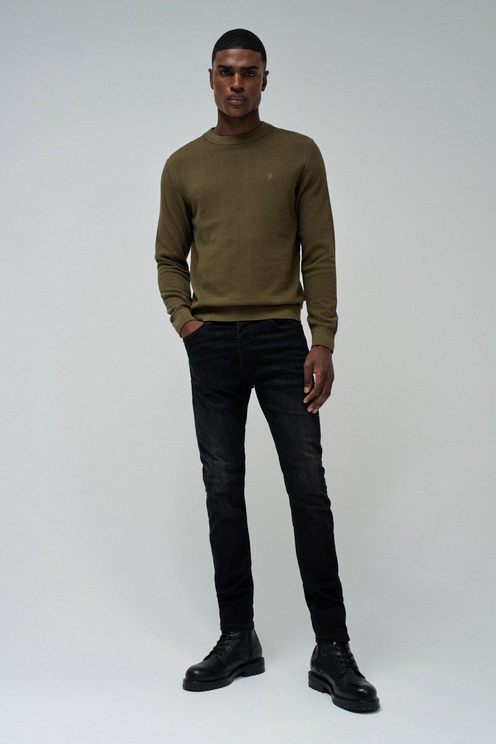 Skinny Jeans S-Repel , Black, large image number 1