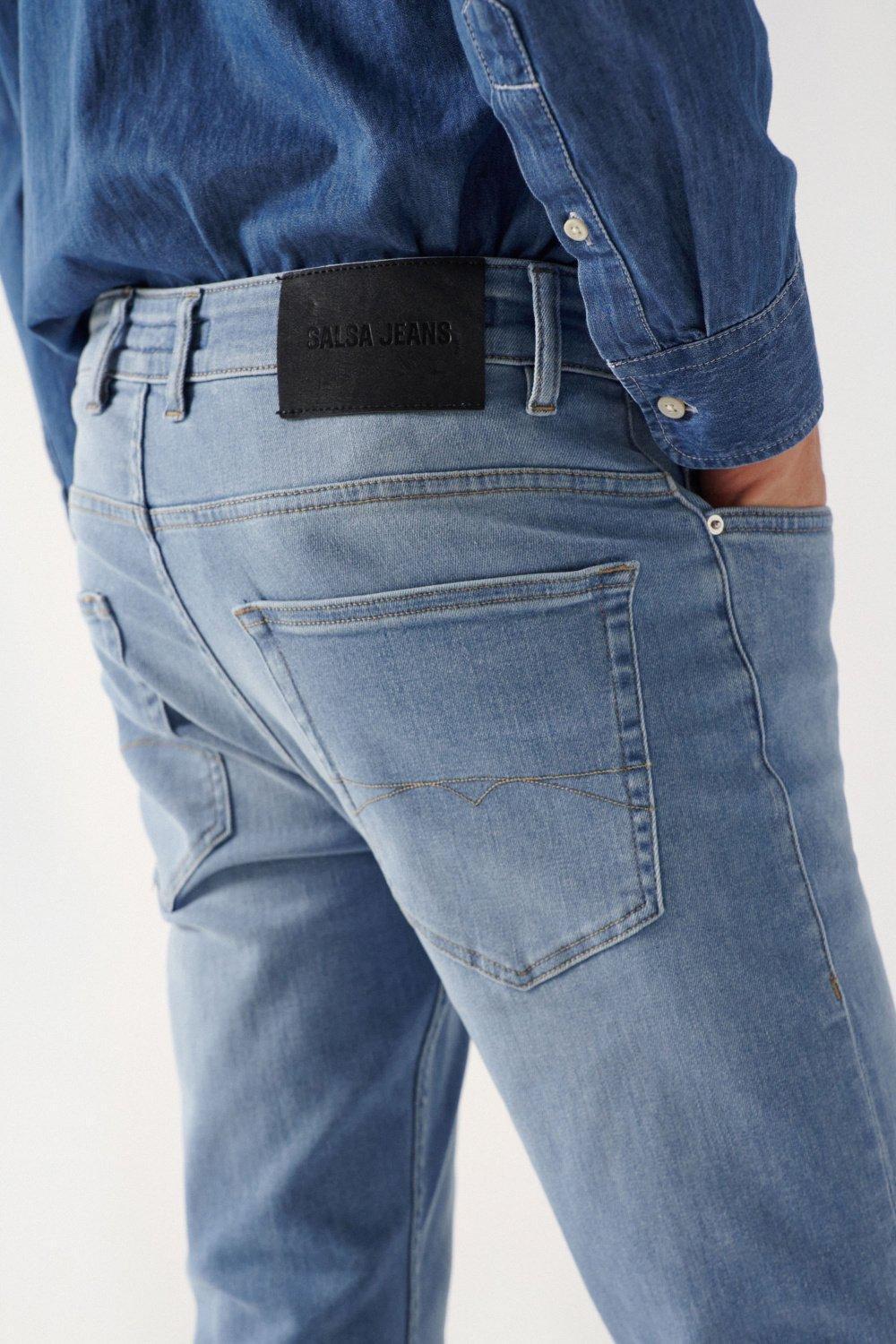 Blue S-Repel Regular Fit Jeans, , large image number 4