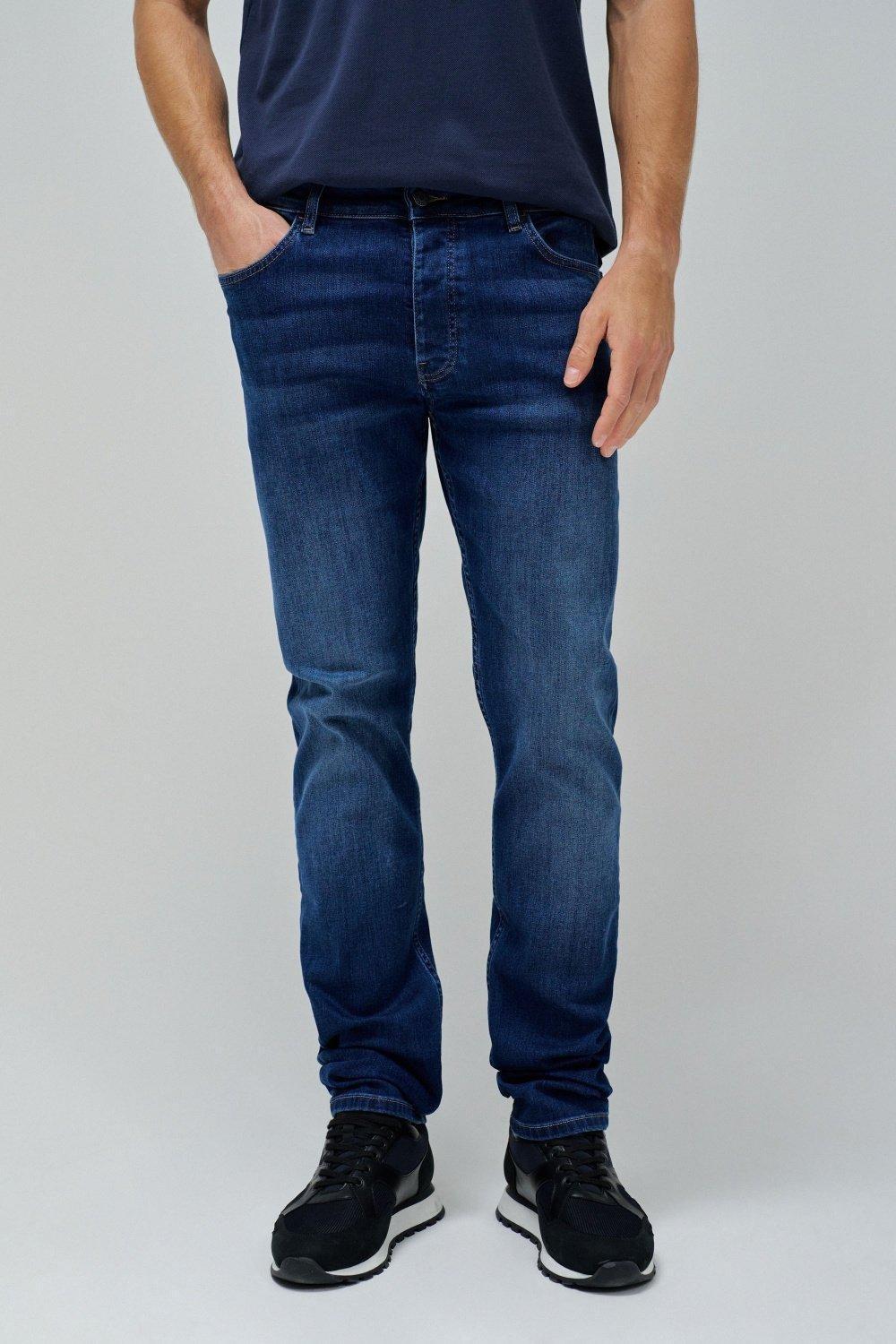 Regular S-Repel Jeans, Navy, medium