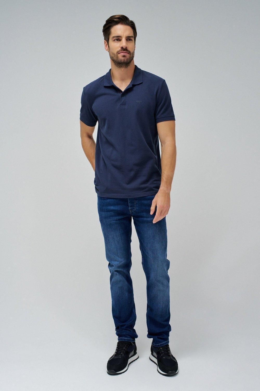 Regular S-Repel Jeans, Navy, medium
