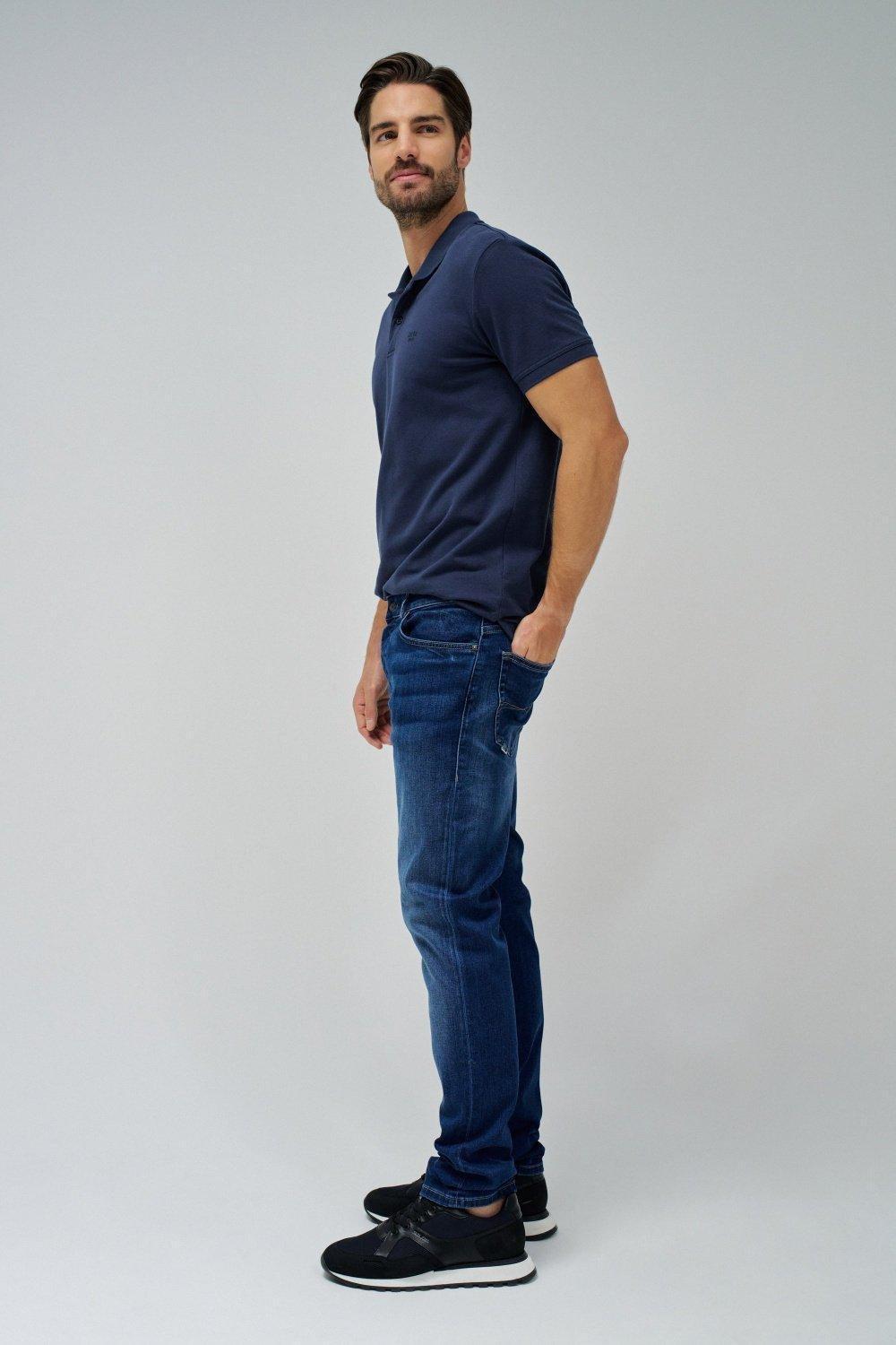 Regular S-Repel Jeans, Navy, large image number 3