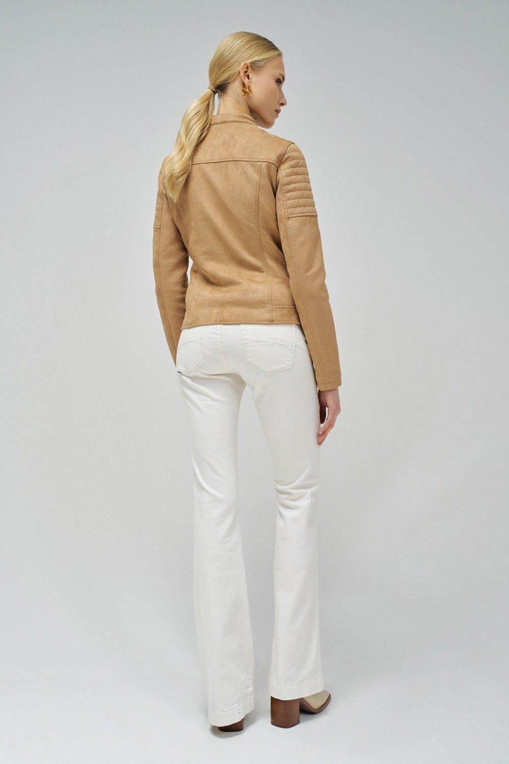 Suede Coat, Brown, large image number 3