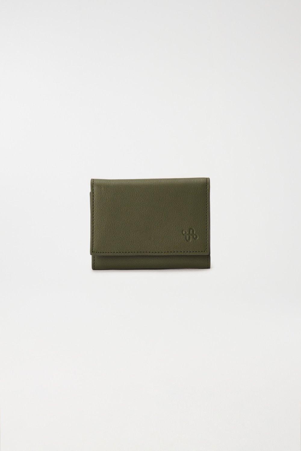 Beige Leather Purse, 2101_130, large image number 0