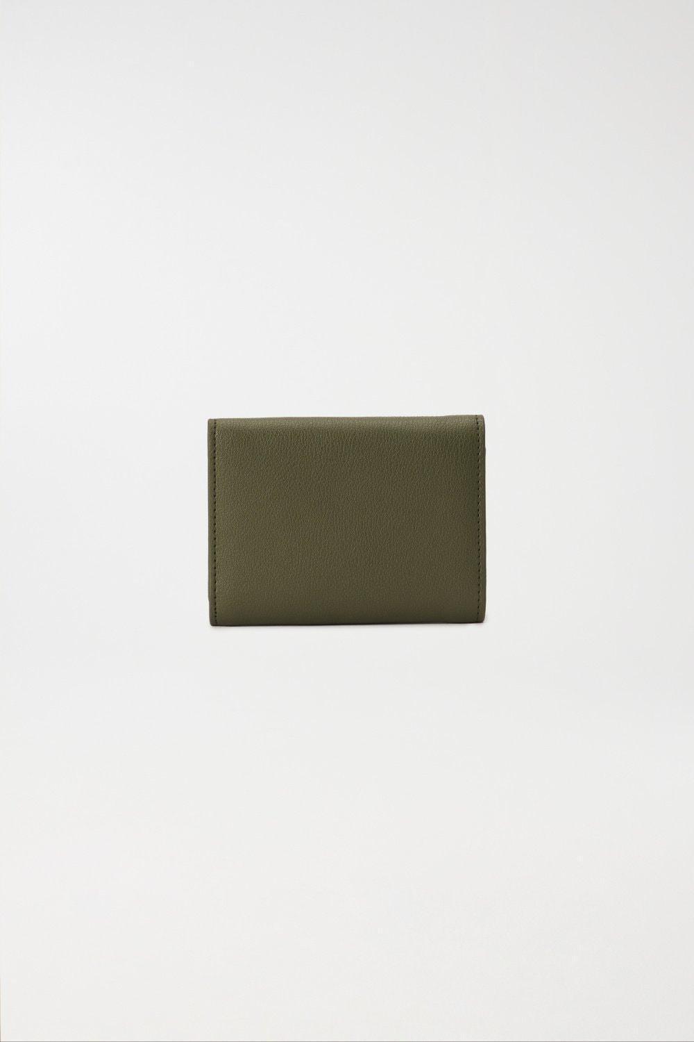 Beige Leather Purse, 2101_130, large image number 1