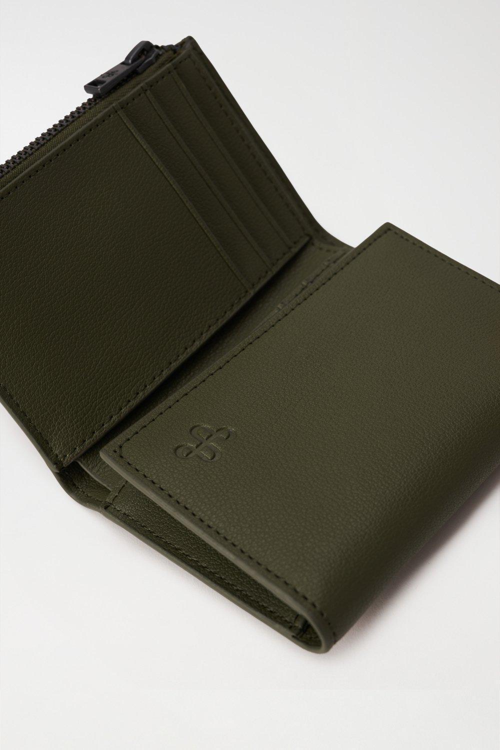 Beige Leather Purse, 2101_130, large image number 3