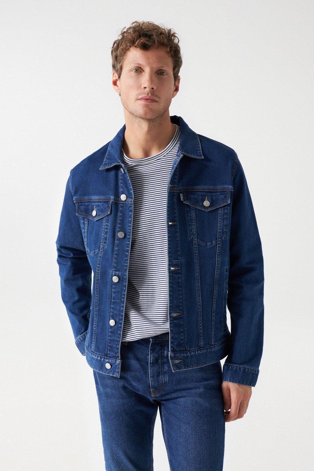 Blue S-Activ Regular Denim Jacket, , large image number 0