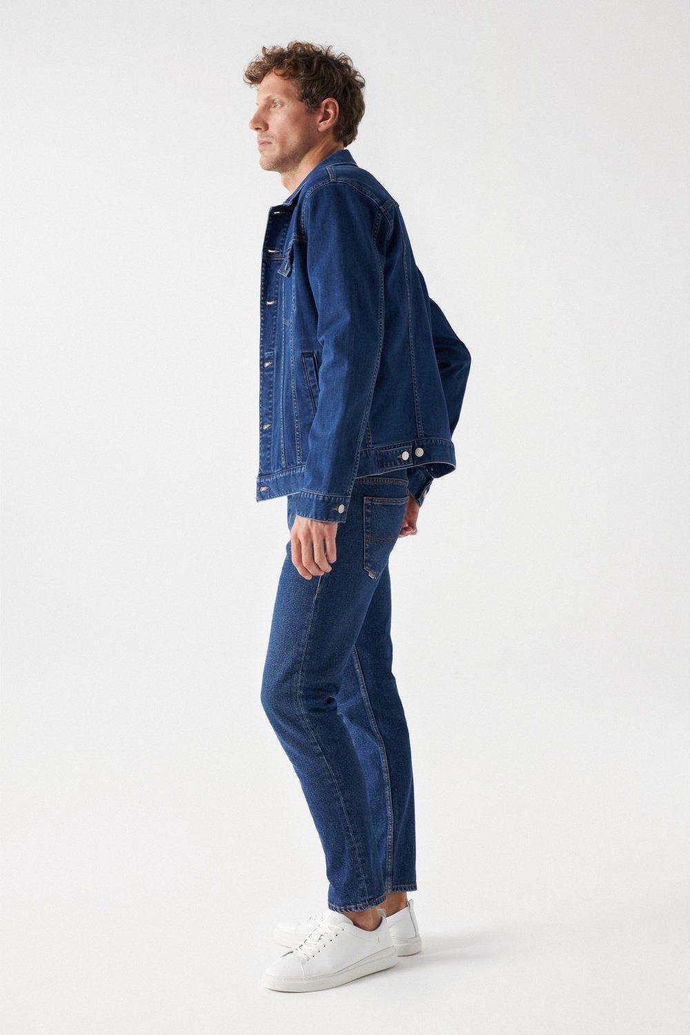 Blue S-Activ Regular Denim Jacket, , large image number 2