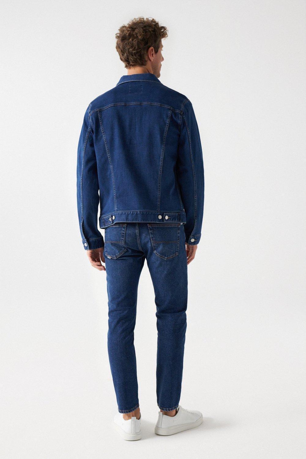Blue S-Activ Regular Denim Jacket, , large image number 3