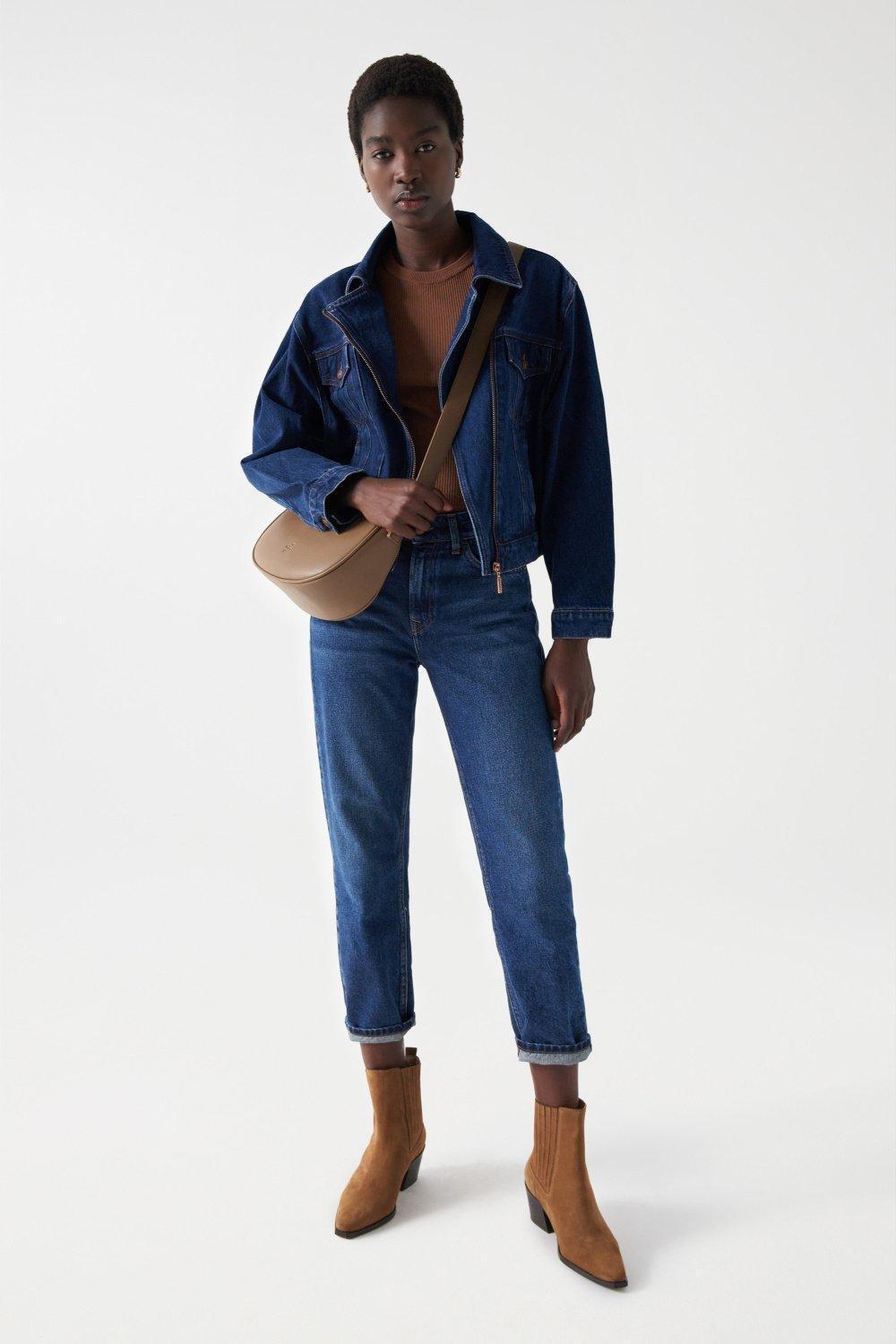 Blue Regular Denim Jacket, , large image number 0