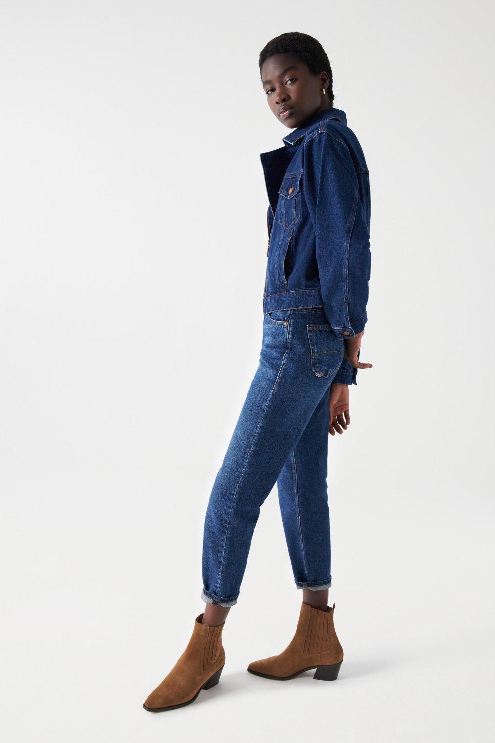 Blue Regular Denim Jacket, , large image number 2
