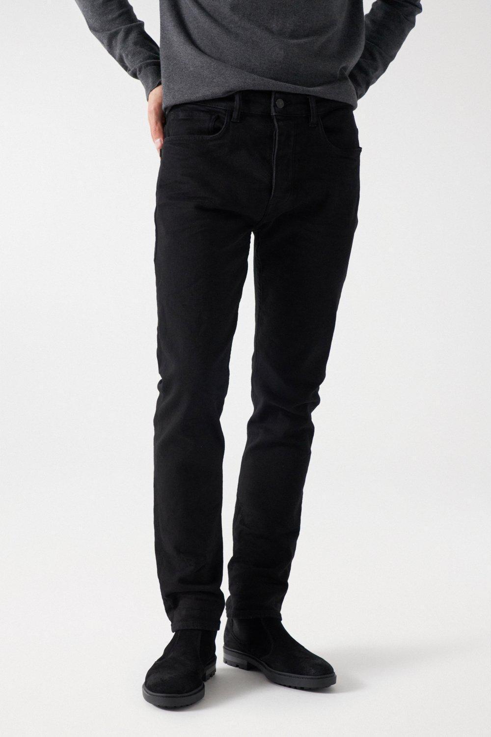 Slim Fit Jeans, Black, medium