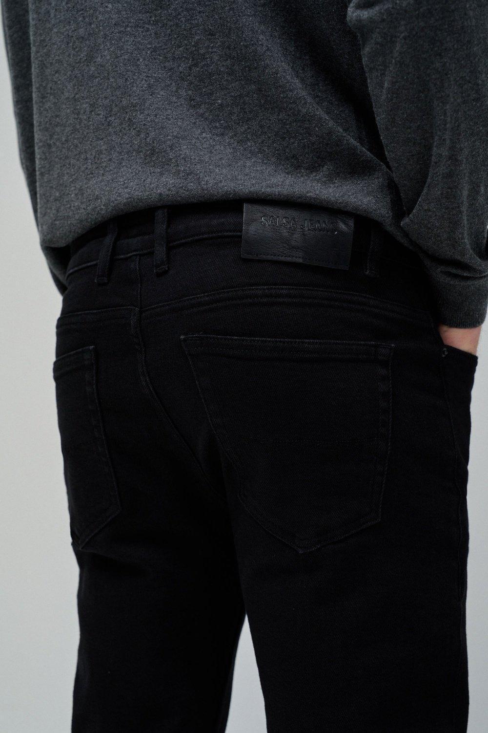 Slim Fit Jeans, Black, large image number 6