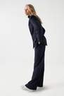Salsa Jeans - Blue Pinstripe Suit Blazer