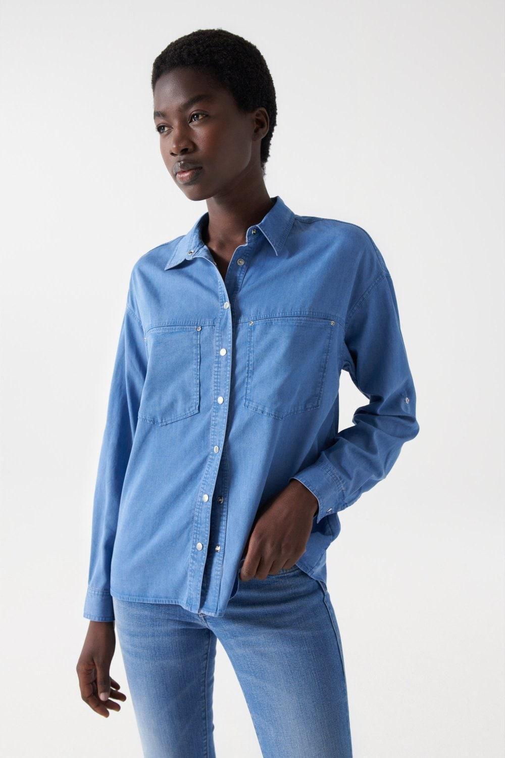 Salsa Jeans - Blue Lightdenim Shirt