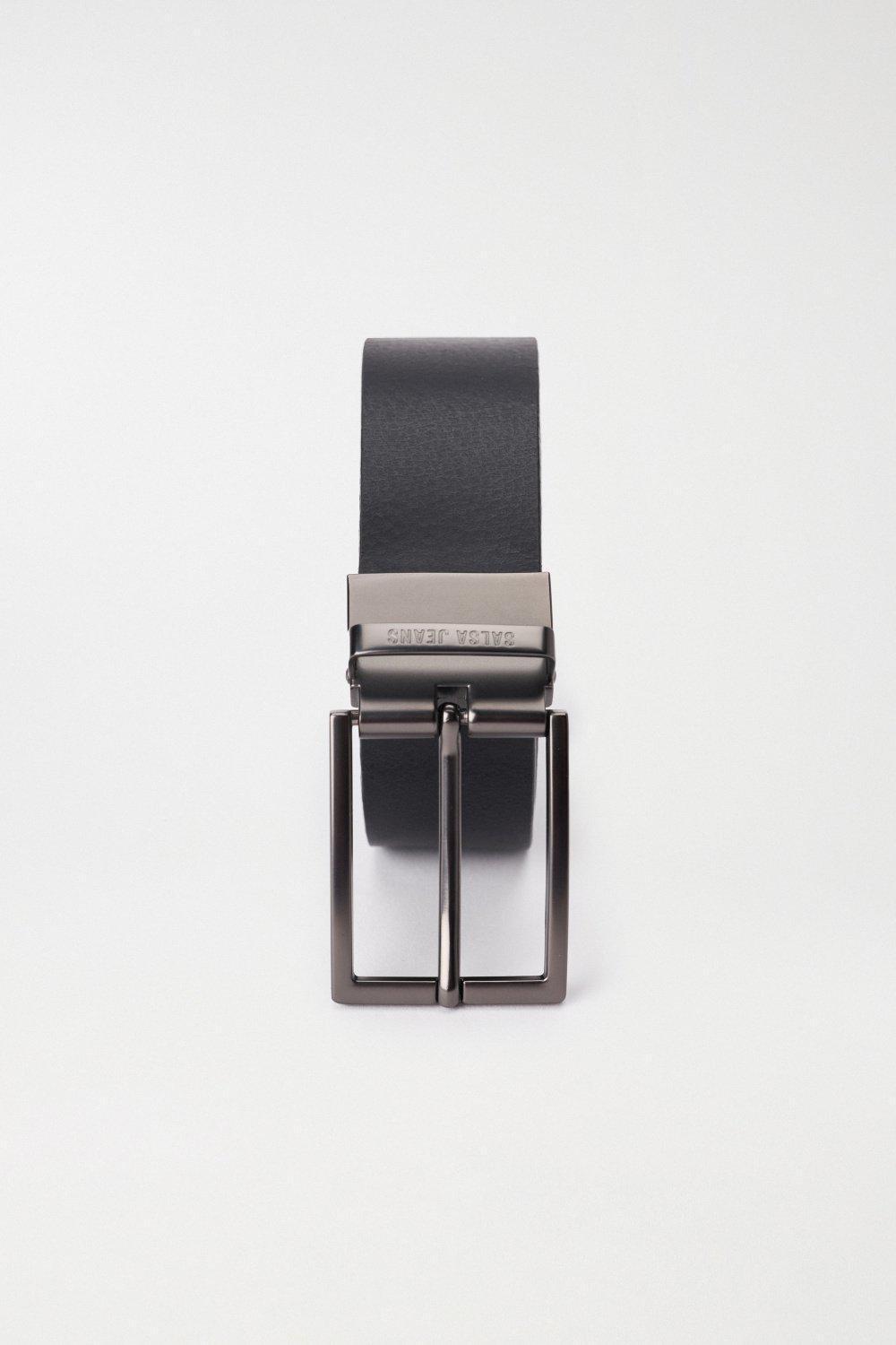 Salsa Jeans - Black Reversible Leather Belt